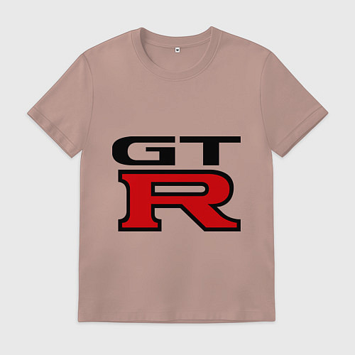 Мужская футболка Gtr / Пыльно-розовый – фото 1