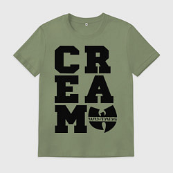 Футболка хлопковая мужская Wu tang clan, цвет: авокадо