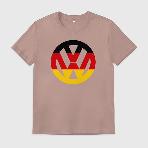 Мужская футболка Wolksvagen / Пыльно-розовый – фото 1