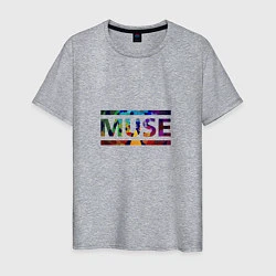 Футболка хлопковая мужская Muse Colour, цвет: меланж