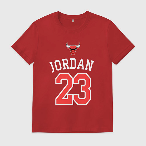 Мужская футболка Jordan 23 / Красный – фото 1