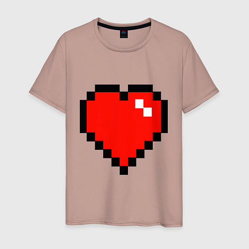 Мужская футболка Minecraft Lover / Пыльно-розовый – фото 1