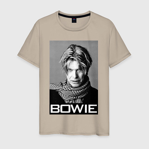 Мужская футболка Bowie Legend / Миндальный – фото 1