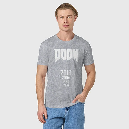 Мужская футболка DOOM: Years / Меланж – фото 3