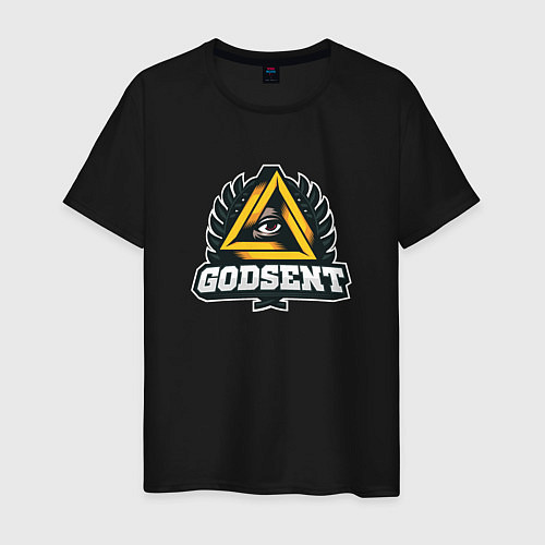 Мужская футболка Godsent / Черный – фото 1