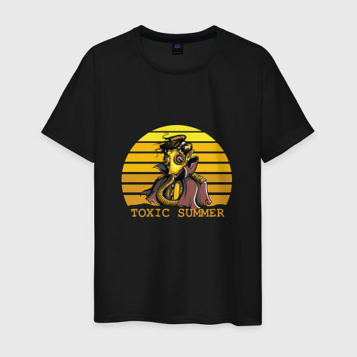Мужская футболка Toxic Summer / Черный – фото 1