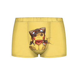 Трусы-боксеры мужские Pikachu цвета 3D-принт — фото 1