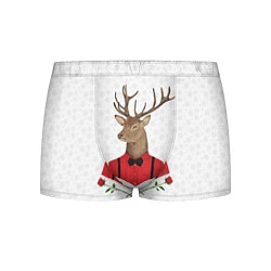 Трусы-боксеры мужские Christmas Deer, цвет: 3D-принт