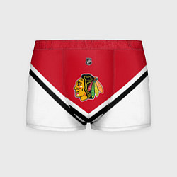 Трусы-боксеры мужские NHL: Chicago Blackhawks, цвет: 3D-принт