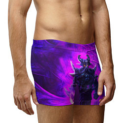 Трусы-боксеры мужские Пурпурный, цвет: 3D-принт — фото 2