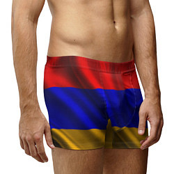 Трусы-боксеры мужские Флаг Армения, цвет: 3D-принт — фото 2