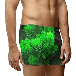 Трусы-боксеры мужские Зелёная ель, цвет: 3D-принт — фото 2