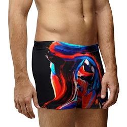 Трусы-боксеры мужские Узоры красок, цвет: 3D-принт — фото 2