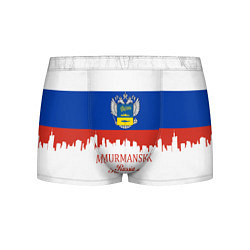 Трусы-боксеры мужские Murmansk: Russia, цвет: 3D-принт