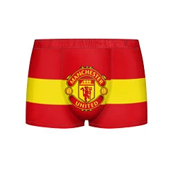 Трусы-боксеры мужские FC Man United: Red Style, цвет: 3D-принт