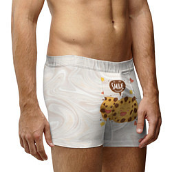 Трусы-боксеры мужские Smile Cookies, цвет: 3D-принт — фото 2