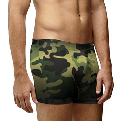 Трусы-боксеры мужские Camouflage Green, цвет: 3D-принт — фото 2
