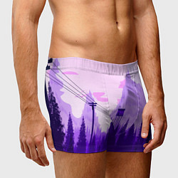 Трусы-боксеры мужские Firewatch: Violet Wood, цвет: 3D-принт — фото 2