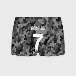 Трусы-боксеры мужские Ronaldo 7: Camo Sport, цвет: 3D-принт