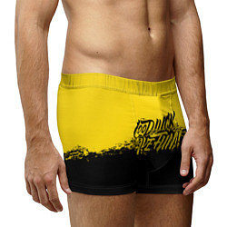 Трусы-боксеры мужские GLHF: Yellow Style, цвет: 3D-принт — фото 2