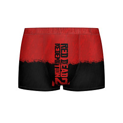 Трусы-боксеры мужские RDD 2: Red & Black, цвет: 3D-принт