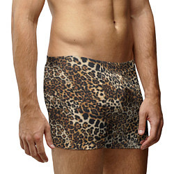 Трусы-боксеры мужские Шкура леопарда, цвет: 3D-принт — фото 2