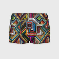 Трусы-боксеры мужские Этнический ковровый орнамент, цвет: 3D-принт