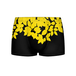 Трусы-боксеры мужские Желтые Листья - Минимализм, цвет: 3D-принт