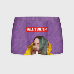 Трусы-боксеры мужские Billie Eilish, цвет: 3D-принт