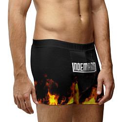 Трусы-боксеры мужские LINDEMANN: Flame, цвет: 3D-принт — фото 2