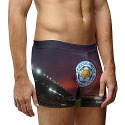 Трусы-боксеры мужские FC Leicester City, цвет: 3D-принт — фото 2