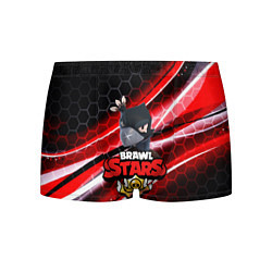 Трусы-боксеры мужские BRAWL STARS CROW, цвет: 3D-принт