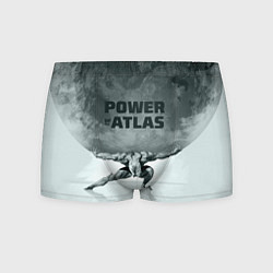 Трусы-боксеры мужские Power of the Atlas, цвет: 3D-принт