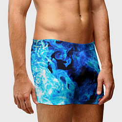 Трусы-боксеры мужские СИНИЙ ОГОНЬ, цвет: 3D-принт — фото 2