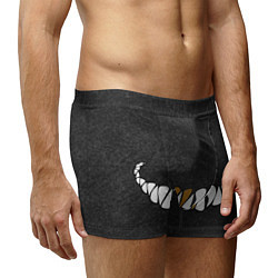 Трусы-боксеры мужские Маска с зубами, цвет: 3D-принт — фото 2