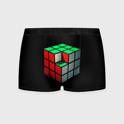 Трусы-боксеры мужские Кубик Рубика, цвет: 3D-принт