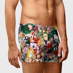 Трусы-боксеры мужские Моя геройская академия, цвет: 3D-принт — фото 2