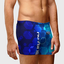Трусы-боксеры мужские SUBARU, цвет: 3D-принт — фото 2