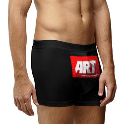 Трусы-боксеры мужские Art red, цвет: 3D-принт — фото 2