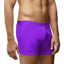 Трусы-боксеры мужские Фиолетовый, цвет: 3D-принт — фото 2