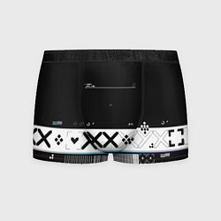 Трусы-боксеры мужские Desert Eagle: Printstream Black, цвет: 3D-принт