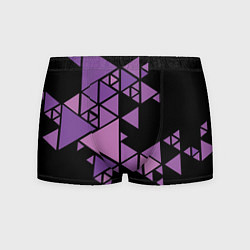 Трусы-боксеры мужские Треугольники, цвет: 3D-принт