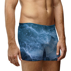 Трусы-боксеры мужские Океан, цвет: 3D-принт — фото 2