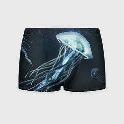 Трусы-боксеры мужские Рисунок медуза, цвет: 3D-принт