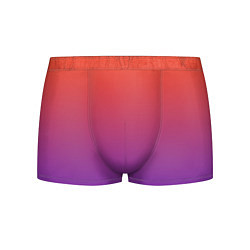 Трусы-боксеры мужские Оранжевый и Фиолетовый, цвет: 3D-принт