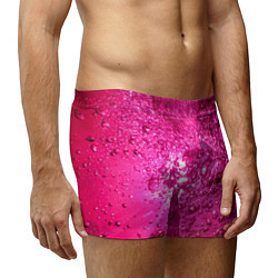 Трусы-боксеры мужские Розовые Пузырьки, цвет: 3D-принт — фото 2