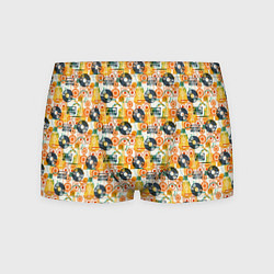 Трусы-боксеры мужские Музыка, цвет: 3D-принт