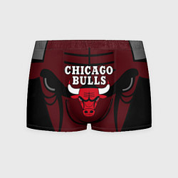 Трусы-боксеры мужские CHICAGO BULLS ЧИКАГО БУЛЛС НА ФОНЕ, цвет: 3D-принт