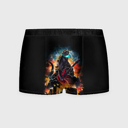 Трусы-боксеры мужские РОКЗИЛЛА, цвет: 3D-принт