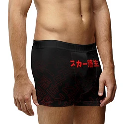 Трусы-боксеры мужские SCARLXRD RED JAPAN STYLE, цвет: 3D-принт — фото 2